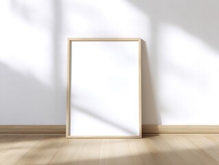 Poster Frame Mockup.Modern Living Room Wall Art Display.