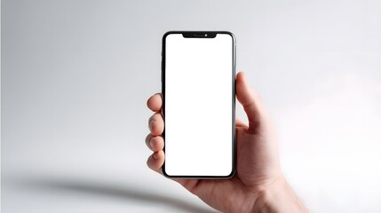 mobile phone in hand