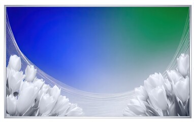 Floral abstract backdrop