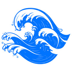 The elegant and harmonious flow of technology, a modern abstract wave background design