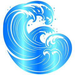 Harmonious and elegant geometric waves creating a balanced and stylish vector background design