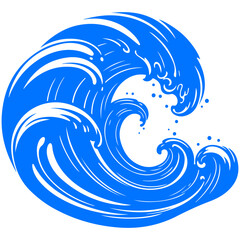 A modern and harmonious pattern of geometric waves, a beautiful vector art background