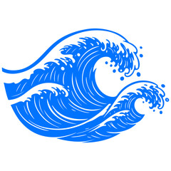 The harmonious structure of geometric waves, a glorious and modern abstract vector design