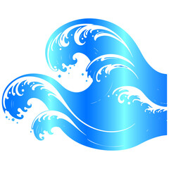 Abstract art with minimalist waves, a modern and stylish vector background illustration