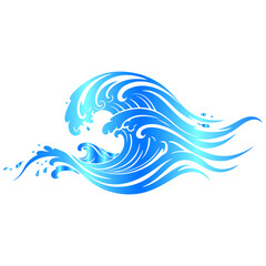 Abstract vector background with modern, minimalist waves, embodying a simple, elegant style