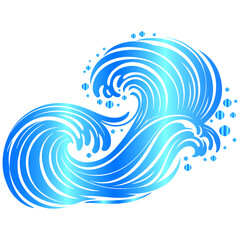 Luxurious and elegant abstract background featuring glorious and stylized vector wave designs