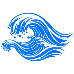 A beautiful and premium vector illustration showcasing luxurious and elegant flowing wave art