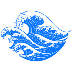 Stylized waves with elegant curves, a luxurious and premium vector background graphic design