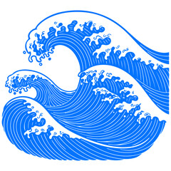 A glorious composition of luxurious and elegant waves, a truly premium vector illustration