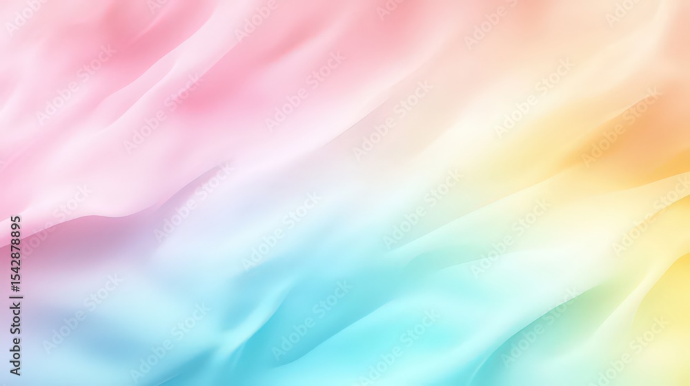 Poster gentle waves of color dancing in harmony artistic background digital art serene environment abstract