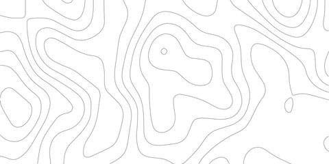Abstract topo contour map on white background, Topographic map Topographic contour lines map seamless pattern. Geographic mountain relief diagram line wave carve pattern