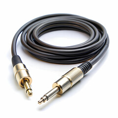 acoustic cable with connector for audio equipment