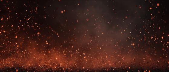 Fototapeta premium Fiery Sparks And Flames Background