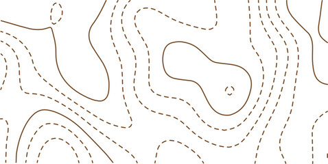 Black and white lines seamless Topographic map patterns, topography line map. Vintage outdoors style. The stylized height of the topographic map contour in lines and contours isolated on transparent.