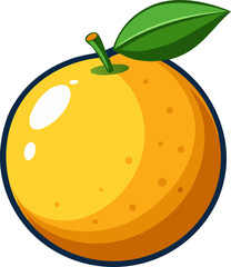 vector illustration of Yuzu 