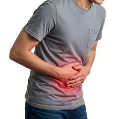 Young Man Suffers from Acute Abdominal Pain