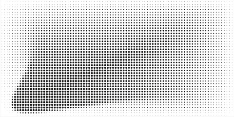 Basic halftone dots effect in black and white color. Halftone effect. Dot halftone. Black white halftone.Background with monochrome dotted texture. Polka dot pattern template. circle dot