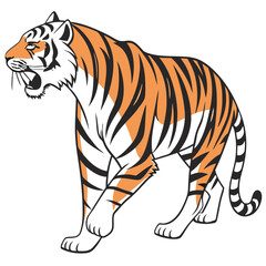 vector tiger
