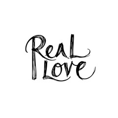 Real Love Typography: Expressing Affection and Connection Through Hand-Drawn Lettering