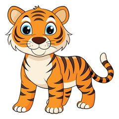 Fototapeta premium vector tiger