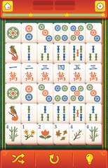 Mahjong game assets pack game screen