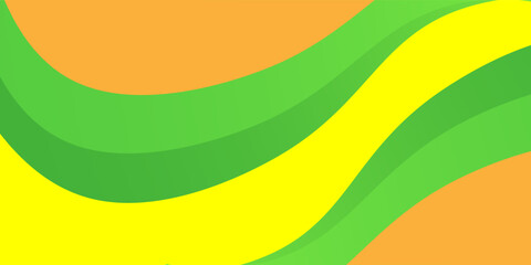 Modern liquid background with green gradient. Background composition full of dynamic dots.