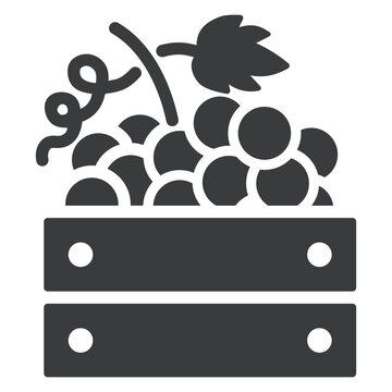Grapes in Crate Icon