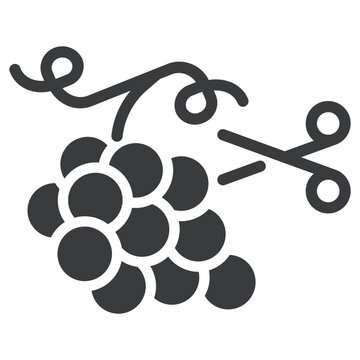 Cutting Grapes Icon