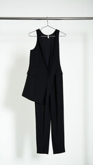 black dress on hangers