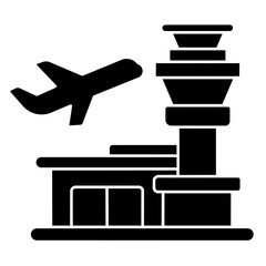 Airport icon design 