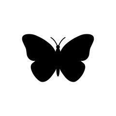 Butterfly icon set on transparent background. Symbol of butterfly
