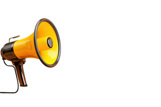 Yellow Megaphone Public Address