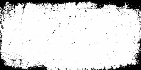 Grunge vignette edge overlay with old photograph texture vintage frame border, distressed retro photo effect Computer designed grunge border