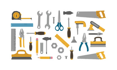 Extensive Collection of Home Improvement and Construction Tools. A large collection of various construction and home improvement tools.