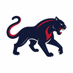 Obraz premium vector illustration of a lion