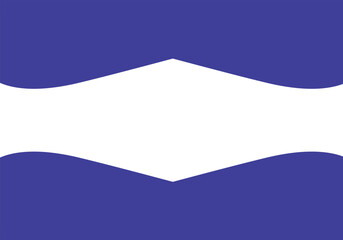 Obraz premium Graphic colorful background with double blue wavy and a coloured line flow for contrast