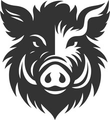 Boar animal drawing vector