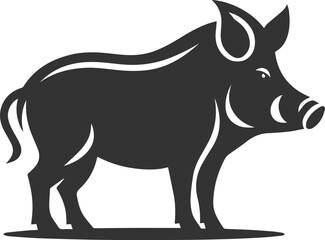 Boar animal drawing vector