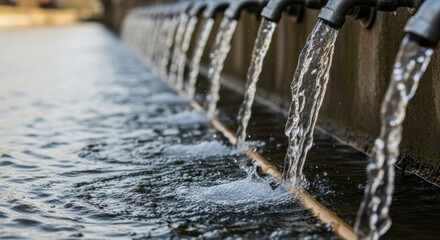 Water Treatment Plant Outflow and Purification Process