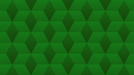 Minimal Abstract Dark Green Diamond Pattern Geometric Tile Design