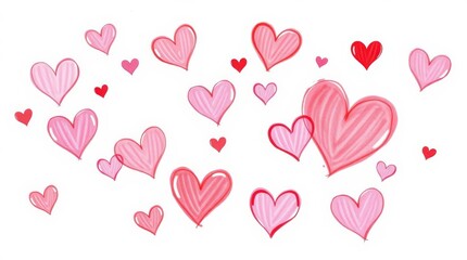 red heart background