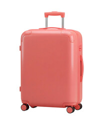 Travel suitcase minimalist 3D rendering in a soft and smooth renderer