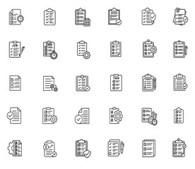 Business Task List Vector Illustration &ndash; Productivity and Time Management Icon