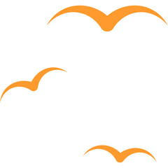 Obraz premium Summer Bird Shape