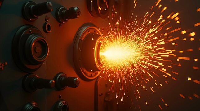 Apartment fire ignited by faulty electrical outlet, smoke and flames engulfing living space, emergency response in action, urgent situation ai generative