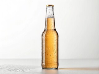 A bottle of cool beer