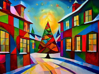 Families and friends gather for a special Christmas dinner, often featuring traditional dishes like roast turkey, ham, and Christmas pudding.   