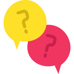 Question in Chat Bubble