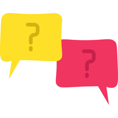 Question in Chat Bubble