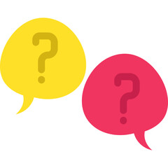 Question in Chat Bubble